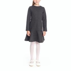 School dress knit dark gray