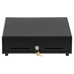 Money box ATOL EC-350-B, electromechanical, 350x405x90 mm (KKM ATOL), black