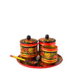 Золотая Хохлома / Table set "Evening" (5 items)