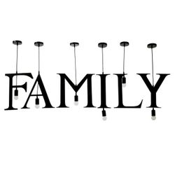 BayerLux / Pendant lamp "FAMILY" 6х40W