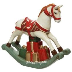 Kaemingk / Christmas figurine Rocking horse baby Rosabel 21 cm