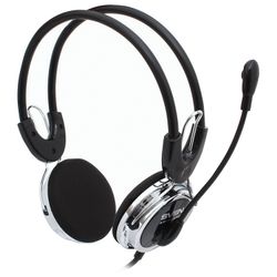 SVEN / Tai nghe có micrô (tai nghe) AP-525MV, có dây, 2,2 m, có băng đô, màu đen