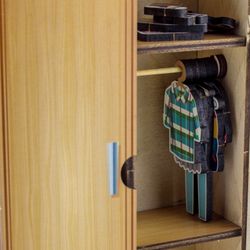 Woodlandtoys / Sorter "Wardrobe. Clothes by seasons"