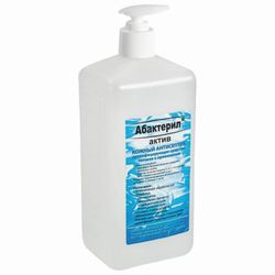 ABACTERIL / Alcohol-containing skin disinfectant antiseptic (64%) ACTIVE ready-made solution, dispenser, 1 l