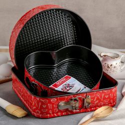 Доляна / Doliana / A set of baking dishes detachable "Povaryonok", 3 pcs: 28 cm, 26 cm, 24 cm, with a non-stick coating
