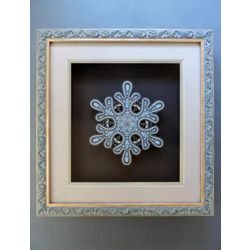 Снежинка / Snowflake / Panel 3D "Snowflake"