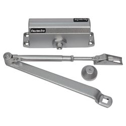 FALCON EYE FE-B4W door closer 65-85 kg, silver