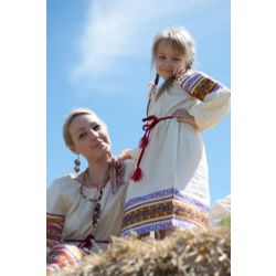 Русский народный костюм  / Women's shirt, 52-54