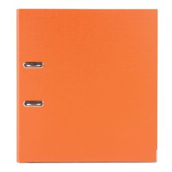 Reliure enduite PVC BRAUBERG 80 mm avec coin, orange (double vie)