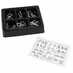 ЗОЛОТАЯ СКАЗКА / Metal puzzles (difficulty level "AMATEUR"), set of 6 pieces