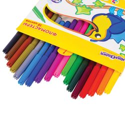 INLANDIA markers 18 colors, EXOTIC, ventilated cap, cardboard