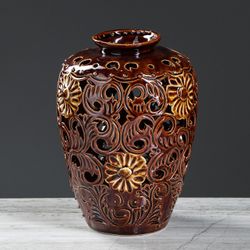 Керамика ручной работы / Table vase "Basket" 22 cm