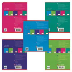 Альт / Notebook A5, 48 l., Bracket, cage, selective varnish, "CLASSIC" / 10 pcs.