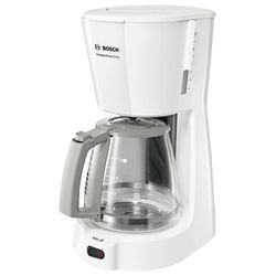 COFFEE maker drip BOSCH TKA3A031, 1100 W, volume 1.25 liters, heated, white