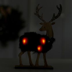 Лесная мастерская / Illuminated New Year's decor "Deer"