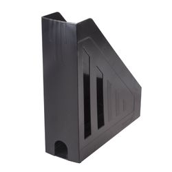 Tray vertical paper BRAUBERG "Contract" (260х85х300 mm) holes at the ends, black