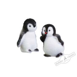 Holiday Classics / Set of figures "Fluffy penguin in black and white dress coat", 6 pcs