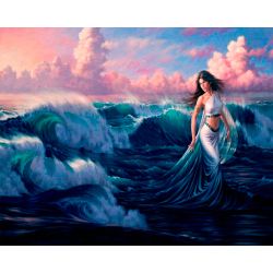 Опт-картина / Pintura por números 40x50 Sea goddess