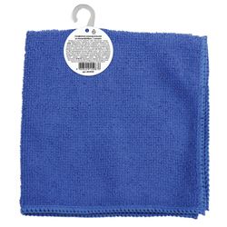 ЛЮБАША / Universal napkin ECONOMY microfiber, 30x30 cm, blue