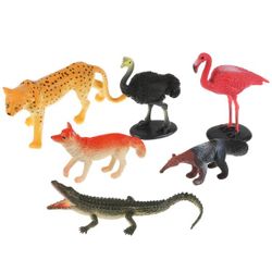 Играем вместе / Let's play together / Plastisol toys set "Animals of North America"