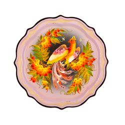 Сувениры из Н.Тагила / Souvenirs from N. Tagil / Tray "Baroque. Firebird", 19 cm