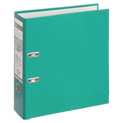 Raccoglitore LEITZ, meccanismo a 180°, copertura in plastica, 80 mm, turchese