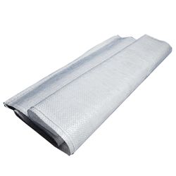 Polypropylene bags up to 50 kg, set of 100 pcs., 105x55 cm, weight 72 g, for a wide range of applications, white