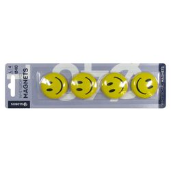 Magnetset "Smileys" 40 mm 4 Stück