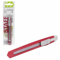 Knife 9 mm clerical STAFF "Basic Economy", latch, clip, case assorted