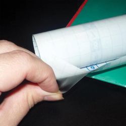Film self-adhesive for textbooks and books glossy, roll 45х100 cm, PYTHAGORAS