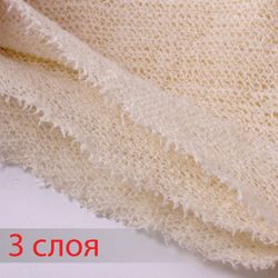 ЛАЙМА / Cloth for cleaning the floor 60x80 cm, three-layer, layer 120 g / m2, NETKOL 100% cotton