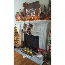 Kaemingk / Sock Christmas Village Elk, 45 cm