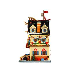 Loja de brinquedos 'Noah's Ark', cerâmica, iluminação, 28x15x17 cm, LEMAX