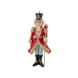 Kurts Adler / Arbre de Noël jouet "Casse-Noisette dans une veste rouge", 13 cm