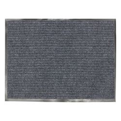 VORTEX / Entrance pile moisture-dirt-proof mat, 90x120 cm, thickness 7 mm, gray