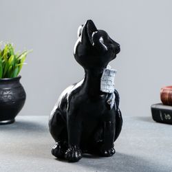 Хорошие сувениры / Figure "Cat with a bow sits"