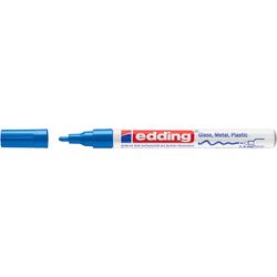 EDDING / Barniz Edding / Marker brillante, punta redonda, 1-2 mm Azul