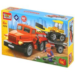 Город мастеров / Constructeur "URAL : porteur avec un bulldozer"