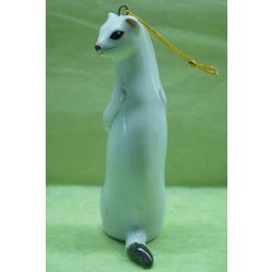 Ярославская майолика / Christmas tree toy "Ermine"
