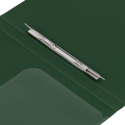 Classeur avec classeur en métal et poche intérieure BRAUBERG "Diagonal", vert foncé, jusqu'à 100 feuilles, 0,6 mm