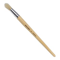BRAUBERG brush, bristle, round, No. 12