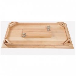 Rectangular children's table made of solid beech wood