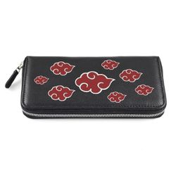 Clutch zipper big "Akatsuki" black