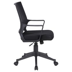 Armchair BRABIX "Balance MG-320", with armrests, black