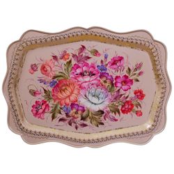 Жостово / Articulated Zhostovo tray 47x34 cm