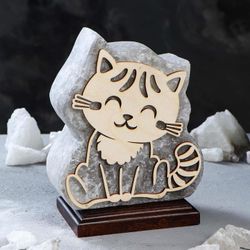 Ваше здоровье /  Salt lamp "Panno Kitty"