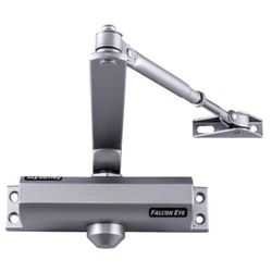 FALCON EYE FE-B4W door closer 65-85 kg, silver