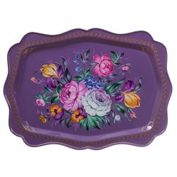 Жостово / Articulated Zhostovo tray 47x34 cm