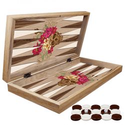 GamesDealer / Backgammon Totenkopf und Rosen XXL, Türkei, Yenigun
