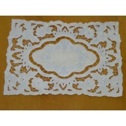 Карельские узоры / Openwork napkin, rectangular